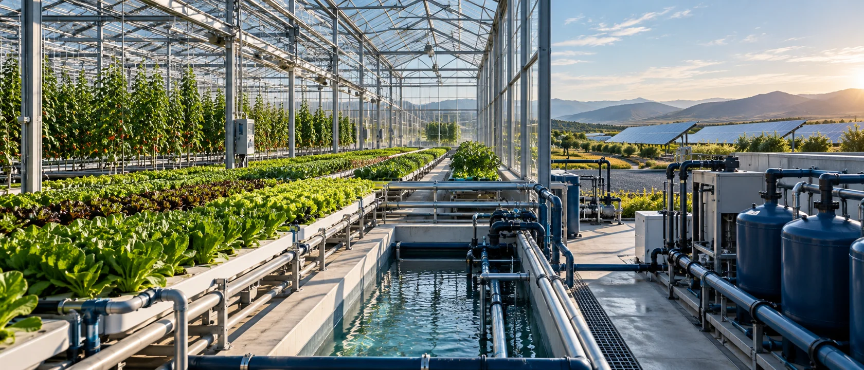 Resilient food systems depend on connected resources. concept visualization